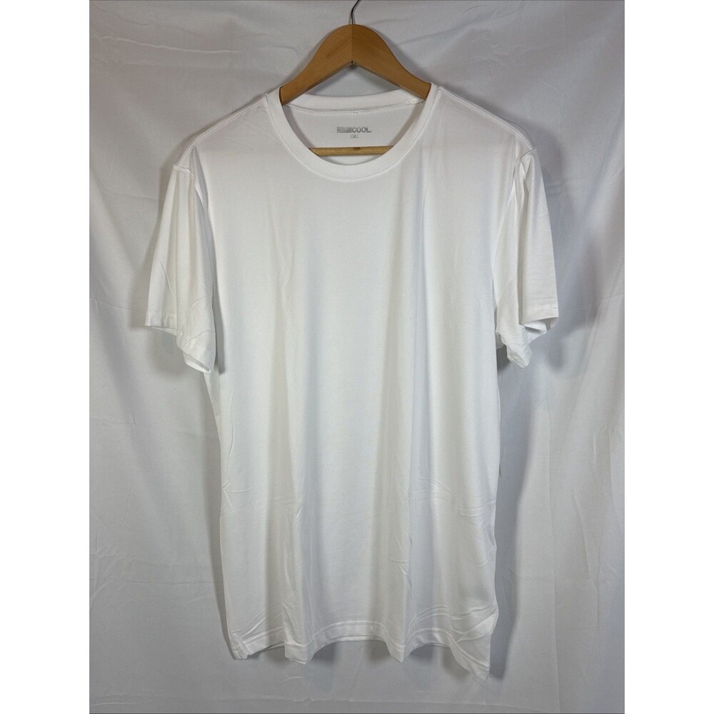 32 Degrees Men’s Heat And Cool White Tee Shirt Size Large